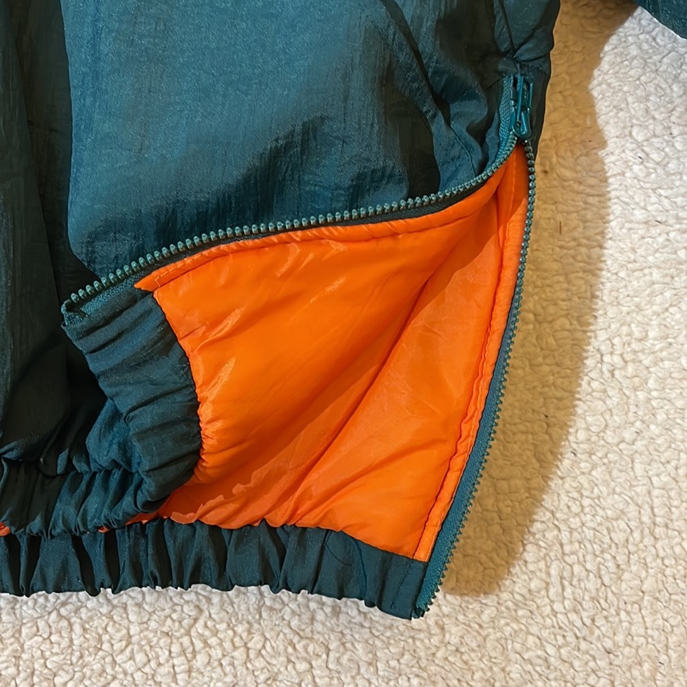 Rare Vintage Starter Miami Hurricanes 1/4 Zip Puffer Jacket - Picture 9 of 9